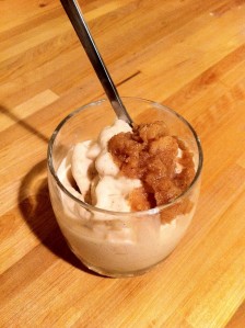 Apple Cinnamon Caramel Frozen Yogurt